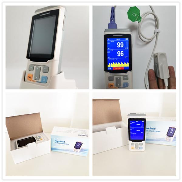 CE ISO Handheld Pulse Oximeter 320*480 Portable Vital Sign Monitor