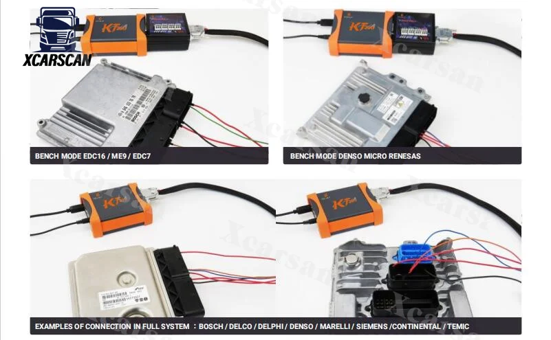 Full Version KT200 II Tool Add New License Ecu Programmer Master KT200 2 TCU Support Multiple Protocols Bench BOOTJTAG OBD BDM