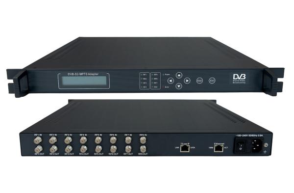 Cheap 8×DVB-S/S2 to 64×SPTS IP Gateway(8*DVB-S2 in,UDP/multicast/Gigabit out) for sale