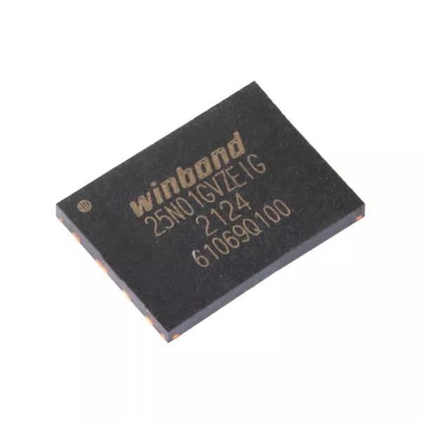 128MB 104MHz Spi Nor Flash Programmer 8-Bit Chip W25N01GVZEIG