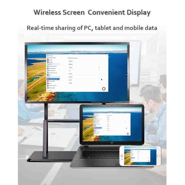 CE 98 Inch Smart Board 8 Array Mic 98" Interactive Panel For Classroom