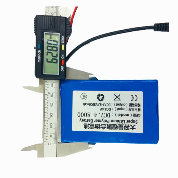 UN38.3 Pollution Free 7.4V 9800mAh Phone Battery Pack