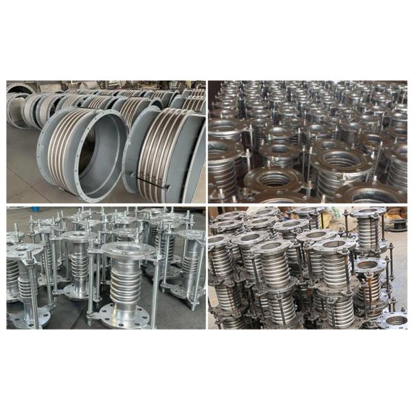 Corrugated Axial Compensator Flexible Axial Metal Expansion Joint SS304/316 Flange End Chemical Industry Pipe