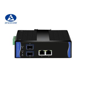 Best Gigabit Industrial Switch 2x10/100/1000Base-T + 2x1000Base-X SFP wholesale