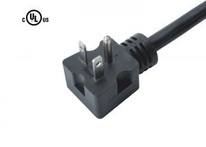 Best 2 Poles NEMA 5 20p Power Cord , 20 Amps Right Angle Plug Power Cord Black Color wholesale