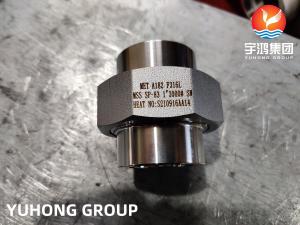 Best ASTM A182 F316L M33 SP-83 B16.11 B1.20.1 HIGH PRESSURE SW STAINLESS STEEL FORGED THREAD NPT UNION FORGED PIPE FITTING wholesale