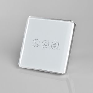 Buy cheap Smart Home Voice Control Eu Us Smart Wifi Wall Touch Switch 1/2/3 Gang Glass from wholesalers