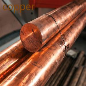 Best High Purity C11000 Copper Bar 12mm Dia Solid Copper Ground Rods wholesale