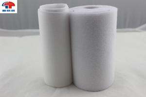 China White 100Mm Double Sided Hook And Loop For Fabric , Back To Back Tape on sale