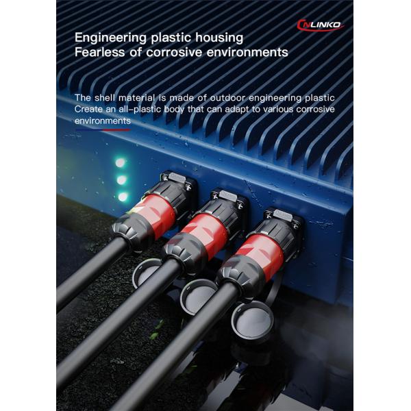 Cnlinko Connector 2 Pin Connector IP68 DC Plug 24V Led 2 Pin Waterproof Connector Plug Cable Socket