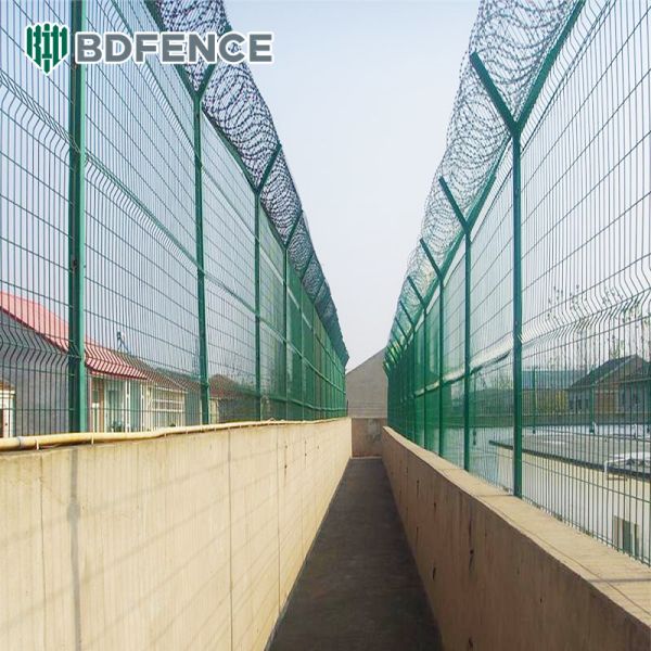 Airport Perimeter Electric Security AOA Fence Fencing 50mmx100mm For Airport Area