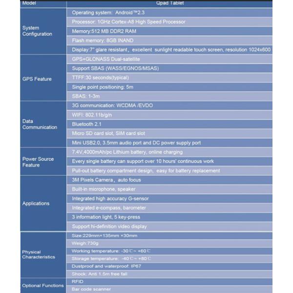 Full Rugged Tablet IP67 Standards Hi-Target GPS RTK