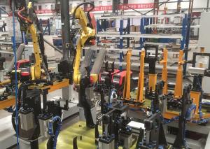 China High Efficiency Frame Structure Automated Welding Systems With Motion Control System on sale