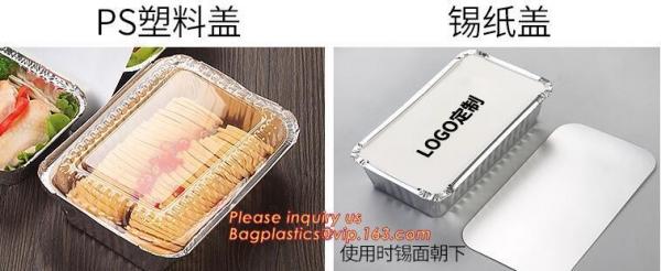 7 inch 8 inch and 9 inch Round Cake Foil Pan,Factory Price Rectangular Disposable Aluminum Foil Container bagease packag