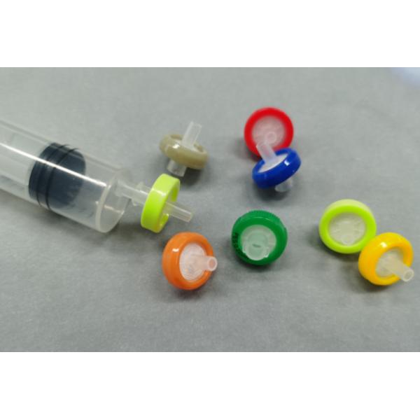 Φ13mm PES Syringe Filter 0.45 μm Pore Size With ABS Housing Luer Slip