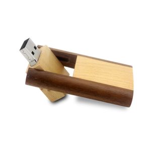 Buy cheap Customized Shape 128g Bamboo Usb Flash Drive With Laser Engraved Logo from wholesalers