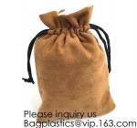 Luxurious Cloth Velvet Soft Tarot Strapping Drawstring Bags Jewelry Pouch Bags