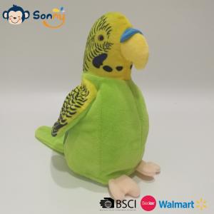 China Voice Recording & Repeating and Wings Flapping Plush Parrot on sale