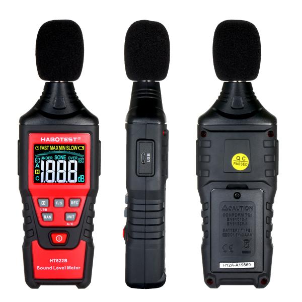 100dB Digital Decibel Meter , 110dB Digital Noise Meter