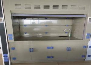 Best School PP Fume Hood Laboratory Equipment, Lab Fume Cupboard With Faucet / Sink wholesale