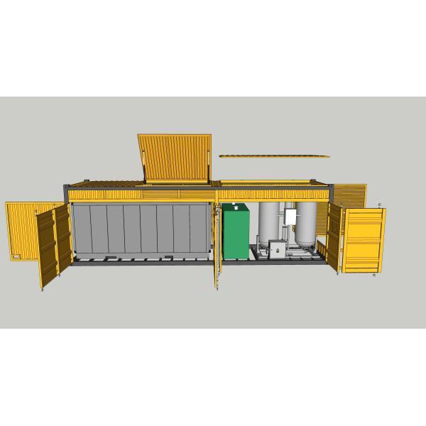 13M2 Frame Box Shipping Container Equipment 20GP IP54
