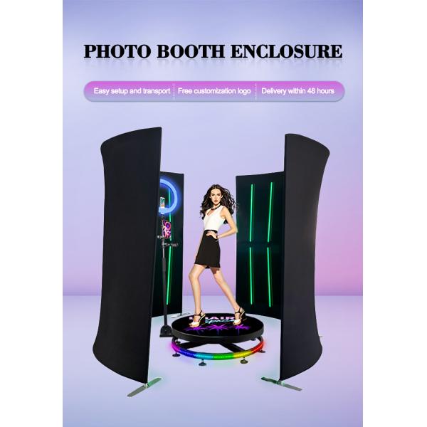 OEM ODM Backdrop Led Screen 360 Photo Booth Enclosure Backdrop
