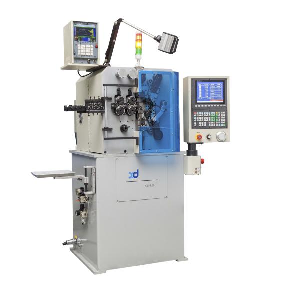 Cheap 0.5~2.0mm Eight Axis CNC Spring Coiling Machine, High Precision, Production Rate 700pcs/min, 50% Manual Work Saved for sale