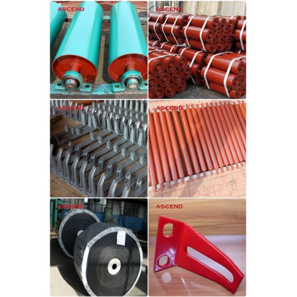 B650 B800 Model Portable Belt Conveyor Mining Conveyor System Capacity 75-500 Tph