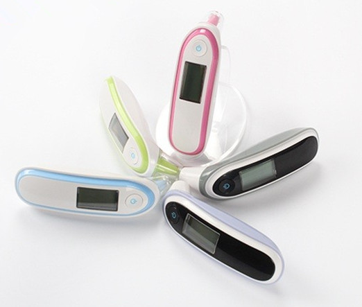 Home Use Blue Color Ear & Forehead Digital Infrared Thermometer High Accuracy