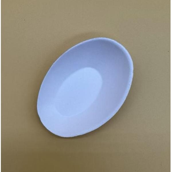 Biodegradable Bagasse Pulp Paper Sugarcane Sauce Container Deep Pot Saucer