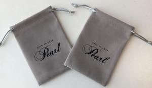 China 10x14cm Jewellery Packaging Pouch , SGS Knit Personalised Velvet Pouches on sale