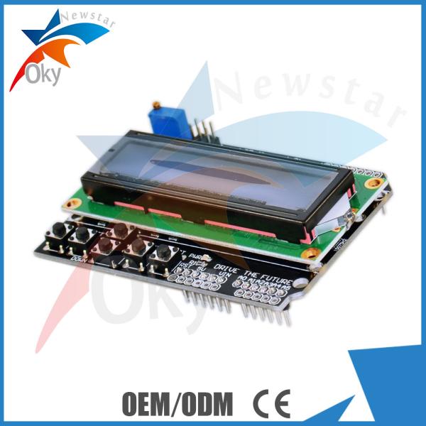 Cheap LCD 2x16 (Blue) Display keypad LCD Shield with 6 push buttons LCD display module for sale
