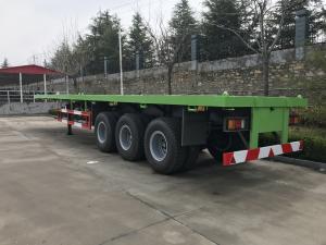 Best 13T Loading Capacity Howo Flatbed Semi Trailer With Air Suspension wholesale