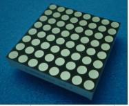 Cheap Indoor LED 8x8 Dot Matrix Display 1.9 Inch With Grey Surface for sale
