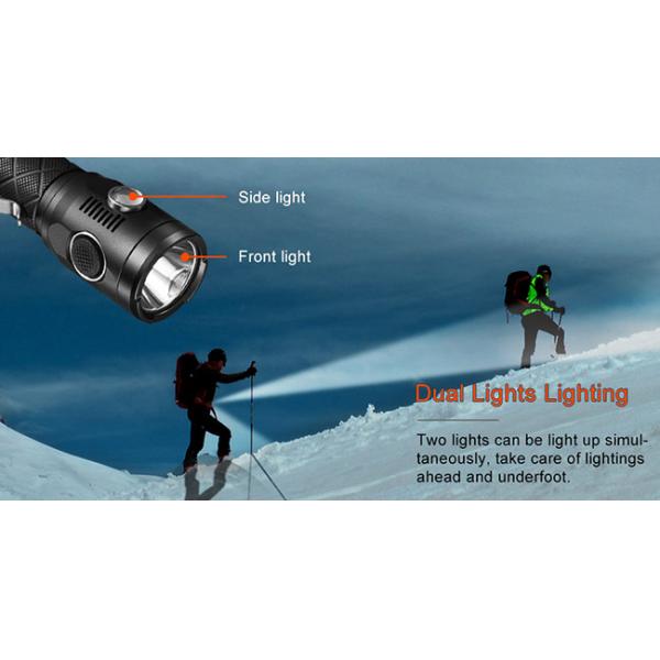 Search / Camping Rechargeable LED Flashlight Aluminum Alloy Material
