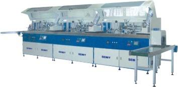 Cheap Complex Shapes Screen Printing Machine 380V LWith Hot Stamping And Labeling Function for sale