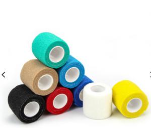 China Medical Self Adhesive Non Woven Cohesive Bandage Elastic Colored 4.5M on sale