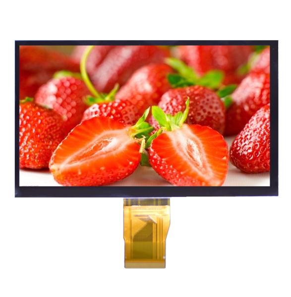Cheap 7.0 Inch 1024x600 24 Bit TFT LCD Display Module  RGB TTL Interface For Home Automation for sale