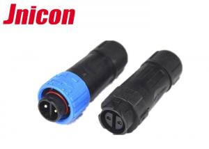 China M16 Outdoor Waterproof Male Female Wire Connectors IP67 Male Female 2 Pin Push Locking on sale