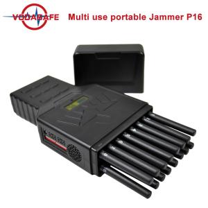 GPS Tracker 12000mAh 16Watt 5.8GHZ Handheld Signal Jammer