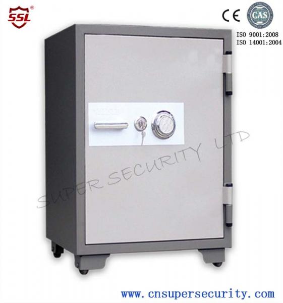 Cheap Powder Coating 65L security Fire Resistant Safe box with 28 / 25mm 2 Dead Bolts for stock / shares markets for sale
