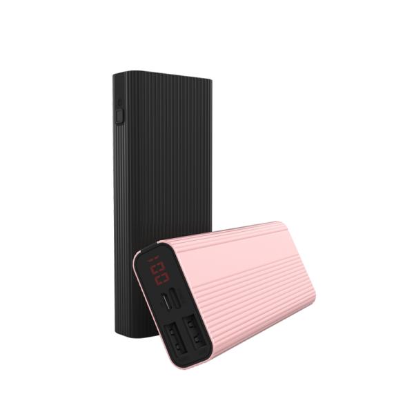 LCD Display Metal 121mm Dual USB Power Bank