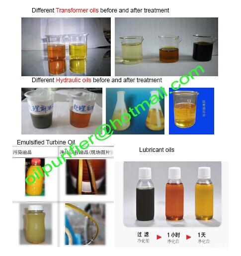 Gray Lube Oil Purifier Machine,White Emulsified Oil Regeneration by water-ring vacuum pump