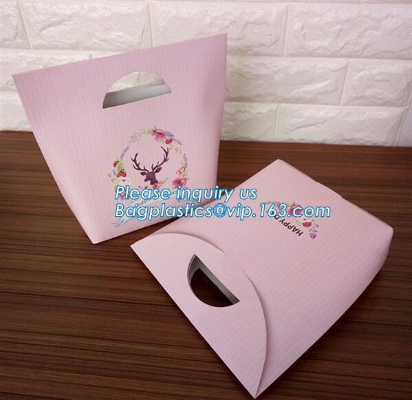 Luxury Personalized Printed Shopping Carrier Heavy Duty Reinforced Die Cut Handle Paper Gift Bag,carrier, handle bags,