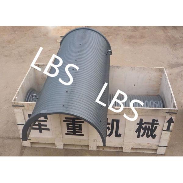 Gray Color Hoisting Mechanism LBS Sleeve Split Wire Rope Groove Sleeve