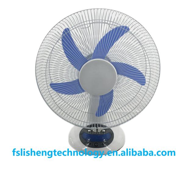 12inch 12V Portable Rechargeable Table Fan With LED Light And Batteries