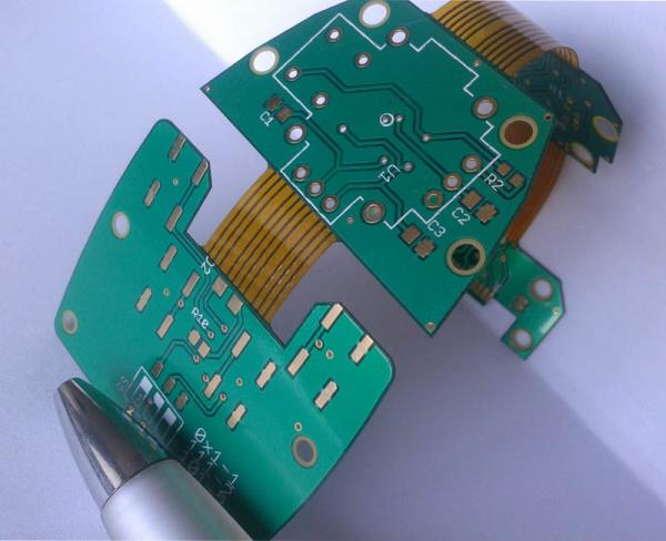 Cheap Customized Rigid Flex Circuit Board / Six Layer FR4+Polyimide HASL Surface Finishing for sale