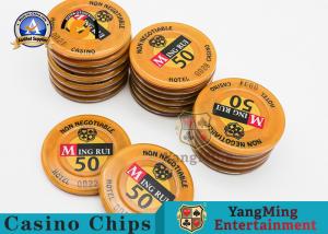 China Promotional  ABS Sticker RFID Casino Chips 3-4.3MM Thinkness Custom Logo on sale