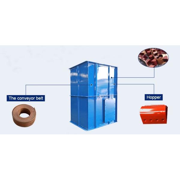 Belt Type Industrial Conveyor Systems Bucket Elevators For Cement / Aggregates