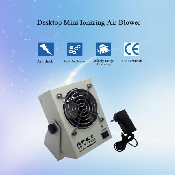DC Mini Desktop Ionizing Air Blower Static Eliminator For Electronics Industry
